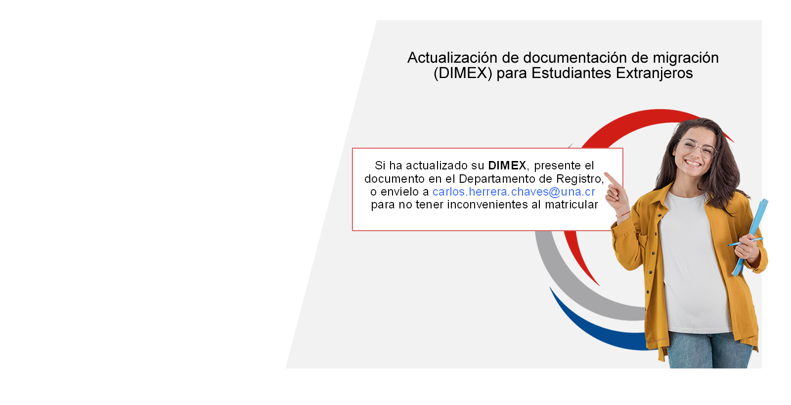 Si has actualizado tu DIMEX